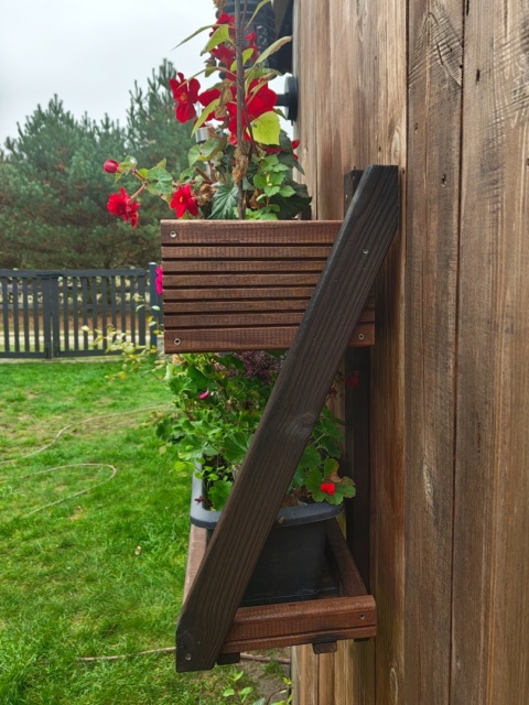 Doniczka 800x235x600 (SZxGxW) z półką